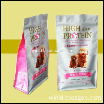 high quality square bottom animal feed pouch